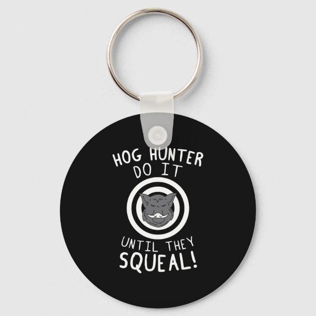 Hog Hunting Key Ring (Front)
