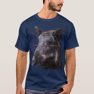 Hog Hunting Wild Boar In Sight Vector Art T-Shirt