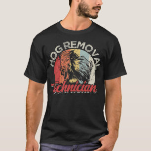 Hog removal technician black lab puppy labrador ow T-Shirt