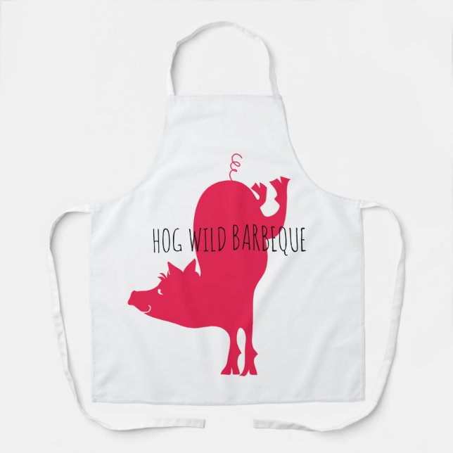 Hog Wild Barbeque Apron (Front)