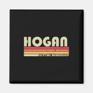 Hogan Surname Funny Retro Vintage 80s 90s Birthday Magnet