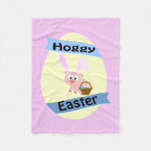 Hoggy Easter! Fleece Blanket