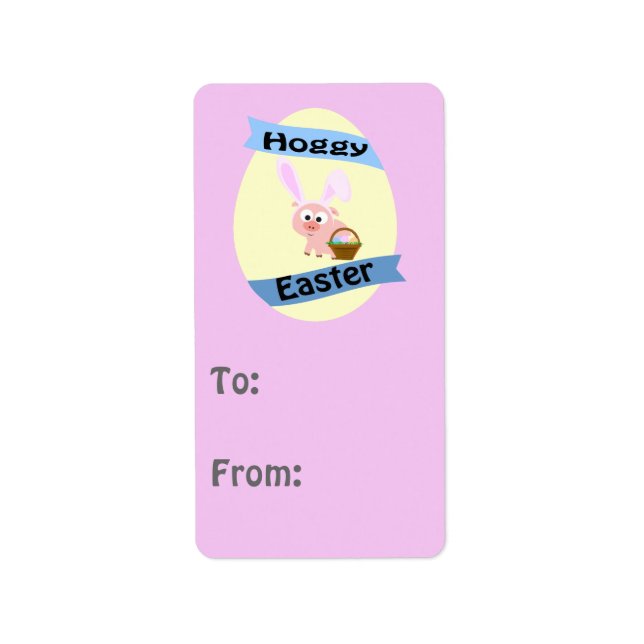 Hoggy Easter! Label (Front)