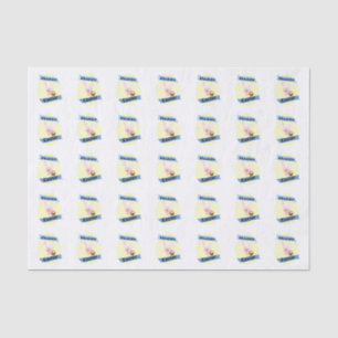 Hoggy Easter Pig Tissue Paper