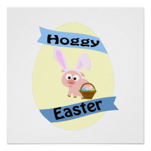 Hoggy Easter! Poster