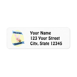 Hoggy Easter! Return Address Label