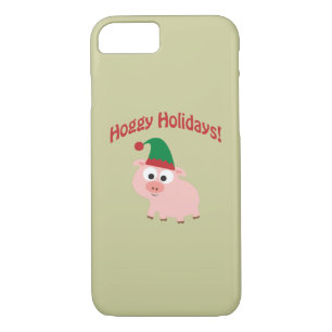 Hoggy Holidays! Elf Pig iPhone 8/7 Case