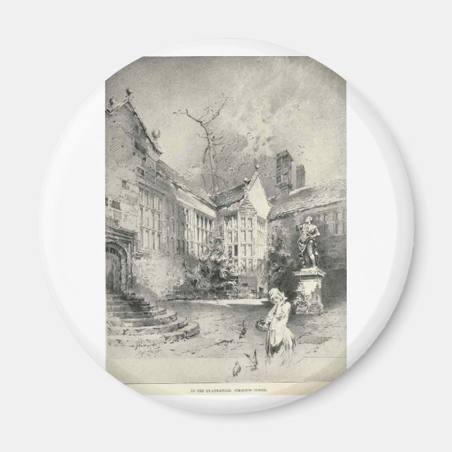 Hoghton Tower Magnet (Front)