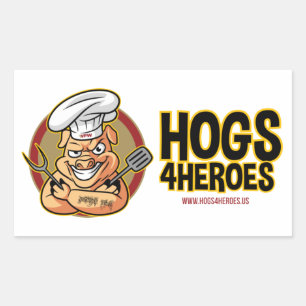 Hogs 4 Heroes Sticker