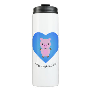 Hogs and Kisses Pig Thermal Tumbler