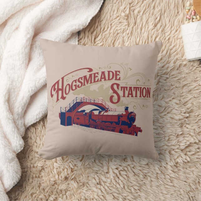 HOGSMEADE Station Vintage Graphic Cushion (Blanket)
