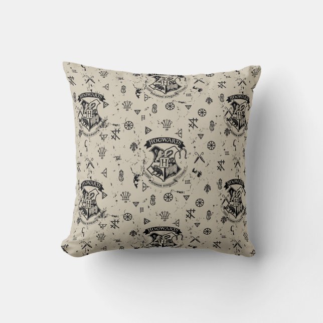 HOGWARTS™ Beige Pattern Cushion (Front)