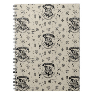 HOGWARTS™ Beige Pattern Notebook