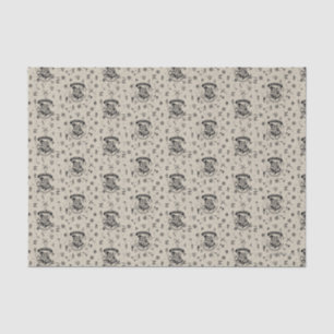 HOGWARTS™ Beige Pattern Tissue Paper