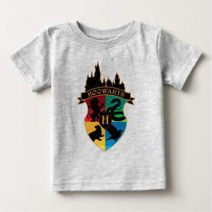 HOGWARTS™ Castle Crest House Pride Badge Baby T-Shirt