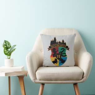 HOGWARTS™ Castle Crest House Pride Badge Cushion