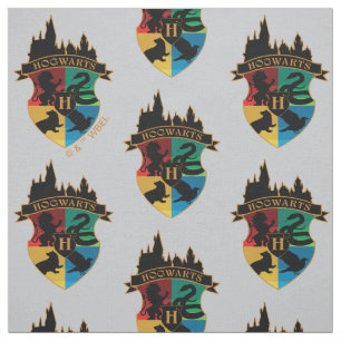 HOGWARTS™ Castle Crest House Pride Badge Fabric