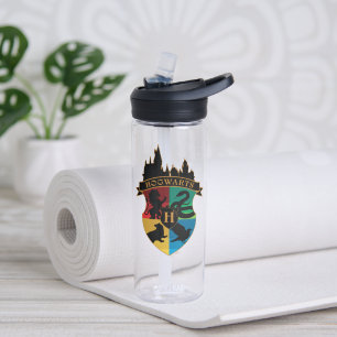 HOGWARTS™ Castle Crest House Pride Badge Water Bottle