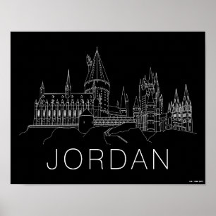 HOGWARTS™ CASTLE Outline Poster