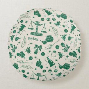 HOGWARTS™ Class Club Pattern Round Cushion