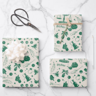 HOGWARTS™ Class Club Pattern Wrapping Paper Sheet