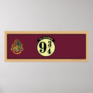 HOGWARTS™ EXPRESS Platform 9 3/4 Banner Poster