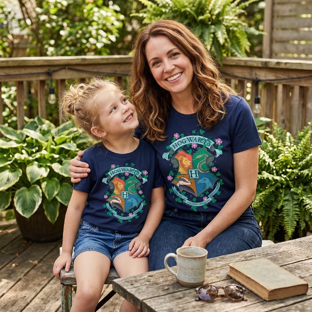 HOGWARTS™ Floral Crest Tri-Blend Shirt (Creator Uploaded)