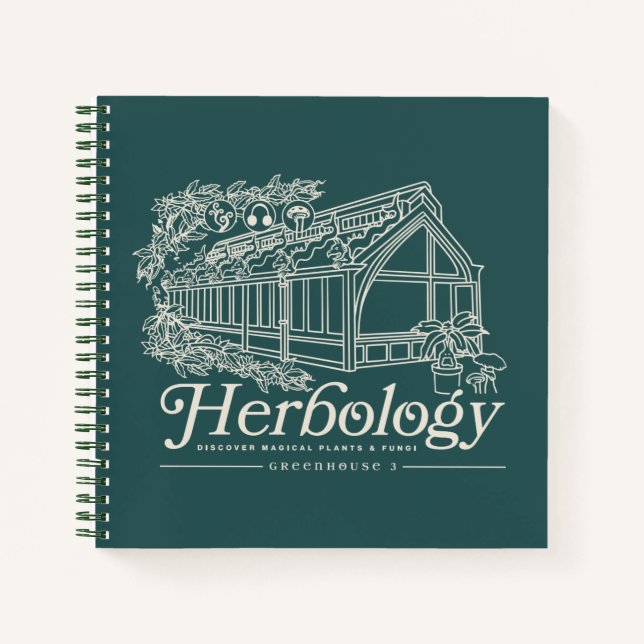 HOGWARTS™ Herbology Greenhouse Notebook (Front)