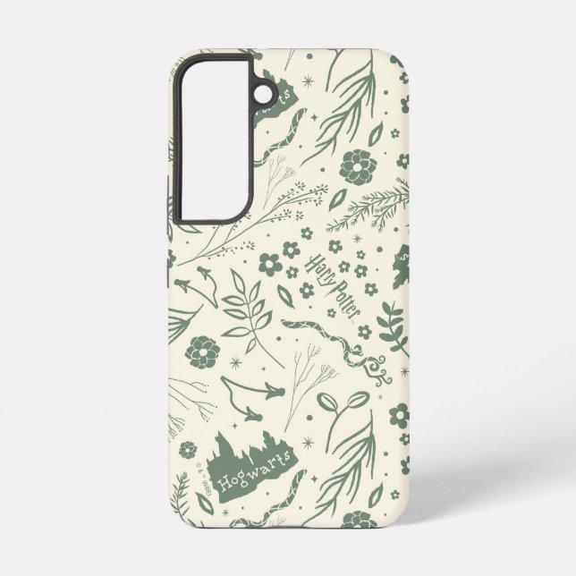 HOGWARTS™ Herbology Magic Pattern Samsung Galaxy S22 Case (Back)