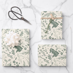 HOGWARTS™ Herbology Magic Pattern Wrapping Paper Sheet