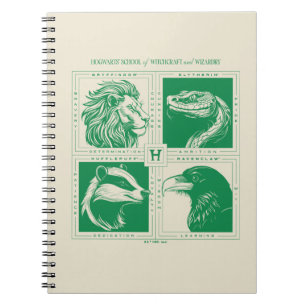 HOGWARTS™ House Animals Grid Notebook