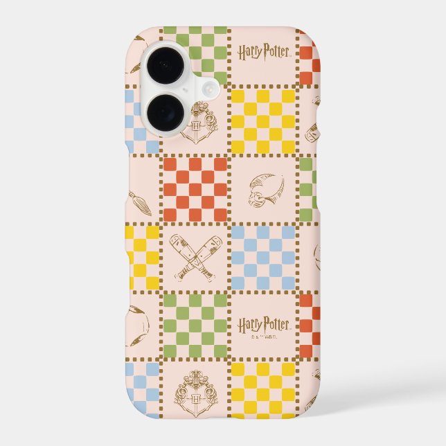 HOGWARTS™ QUIDDITCH™ Team Chequered Pattern (Back)