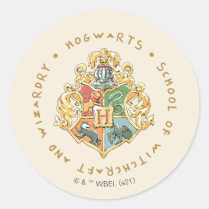 HOGWARTS™ School of Witchcraft and Wizardry Classic Round Sticker