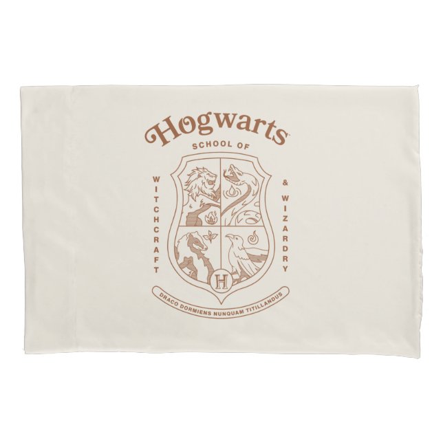 HOGWARTS™ School of Witchcraft and Wizardry Crest Pillowcase (Front)