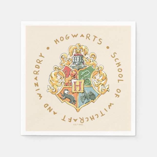 HOGWARTS™ School of Witchcraft and Wizardry Napkin (Front)
