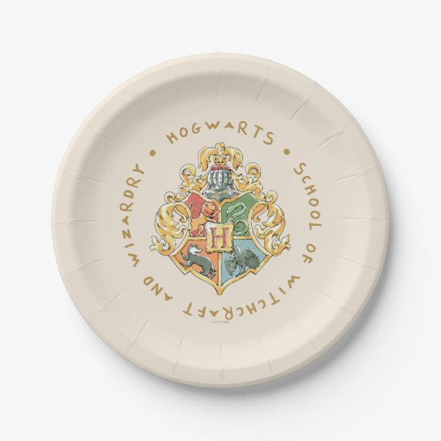 HOGWARTS™ School of Witchcraft and Wizardry Paper Plate (Front)