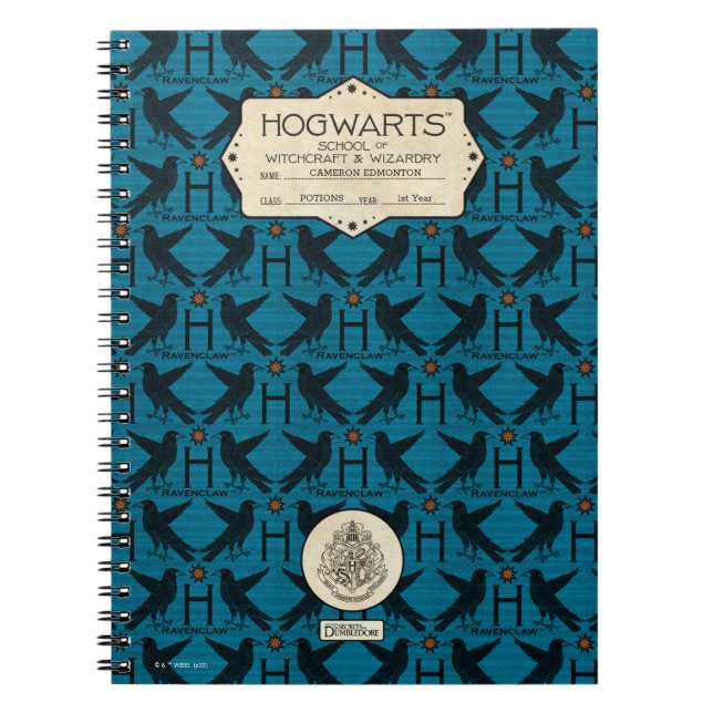 HOGWARTS™ School RAVENCLAW™ Class Notebook (Front)
