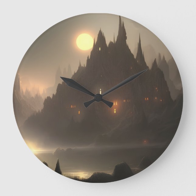 Hogwarts wall clock (Front)