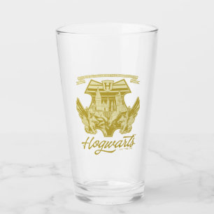 HOGWARTS™ Winged Shield Graphic Glass