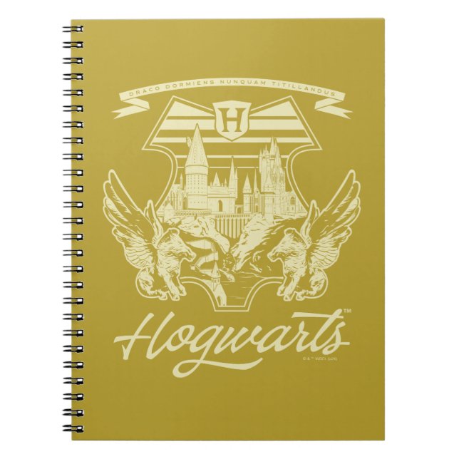 HOGWARTS™ Winged Shield Graphic Notebook (Front)