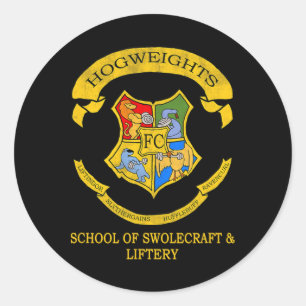 Hogweights Cool Bodybuilding Fitness And Training  Classic Round Sticker