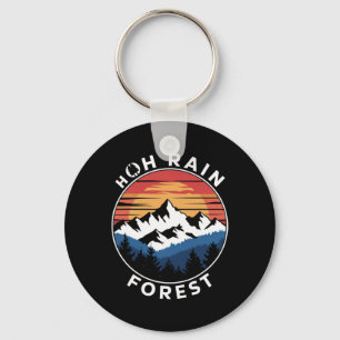 Hoh Rain Forest Rainforest Olympic National Park W Key Ring