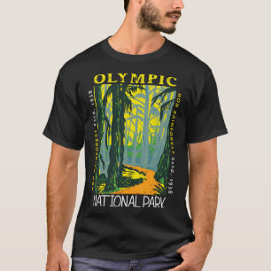 Hoh Rainforest Washington National Park Vintage T-Shirt