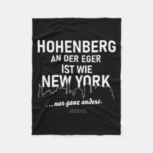 Hohenberg An Der Eger Is Like New York... Only Dif Fleece Blanket