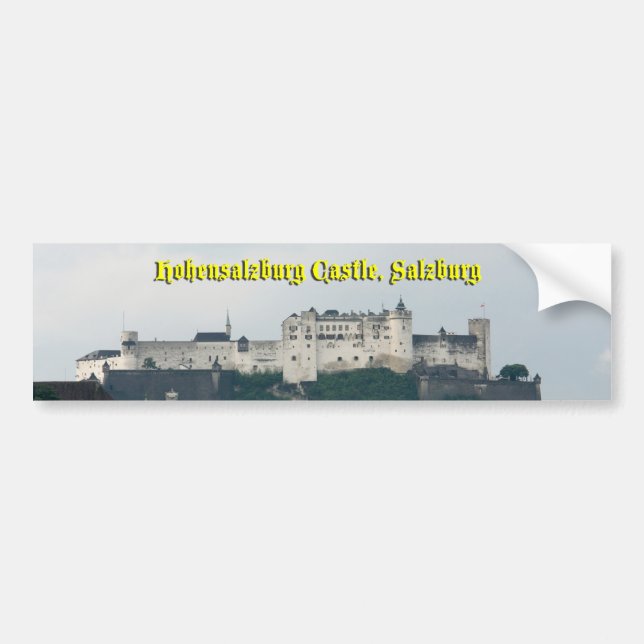 Hohensalzburg Castle, Salzburg, Austria Bumper Sticker (Front)