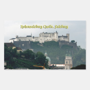 Hohensalzburg Castle, Salzburg, Austria Rectangular Sticker
