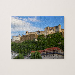 Hohensalzburg Fortress in Salzburg, Austria Jigsaw Puzzle