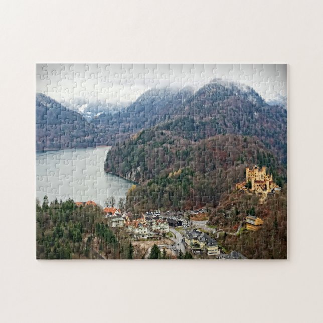 Hohenschwangau Castle - Germany - 11x14 - 252 pcs Jigsaw Puzzle (Horizontal)