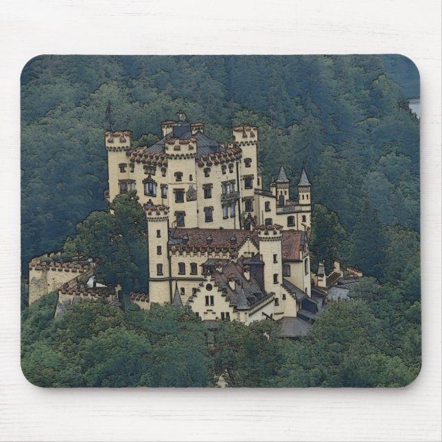 Hohenschwangau Castle Mouse Pad (Front)