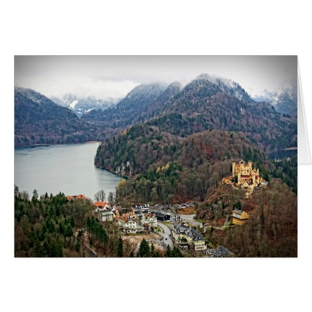Hohenschwangau Castle - Schwangau, Germany Card (Front Horizontal)